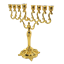 חנוכיה מוזהבת